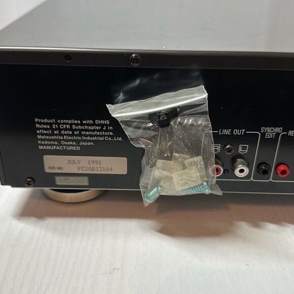 Technics SL-PD607 CD Changer 5 Disk Player MASH Vintage Japan No Remote PARTS - Picture 5 of 8